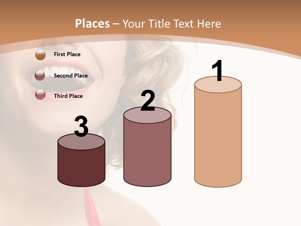 Beautiful Isolated On White White PowerPoint Template