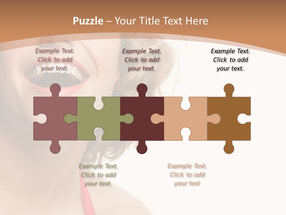 Beautiful Isolated On White White PowerPoint Template