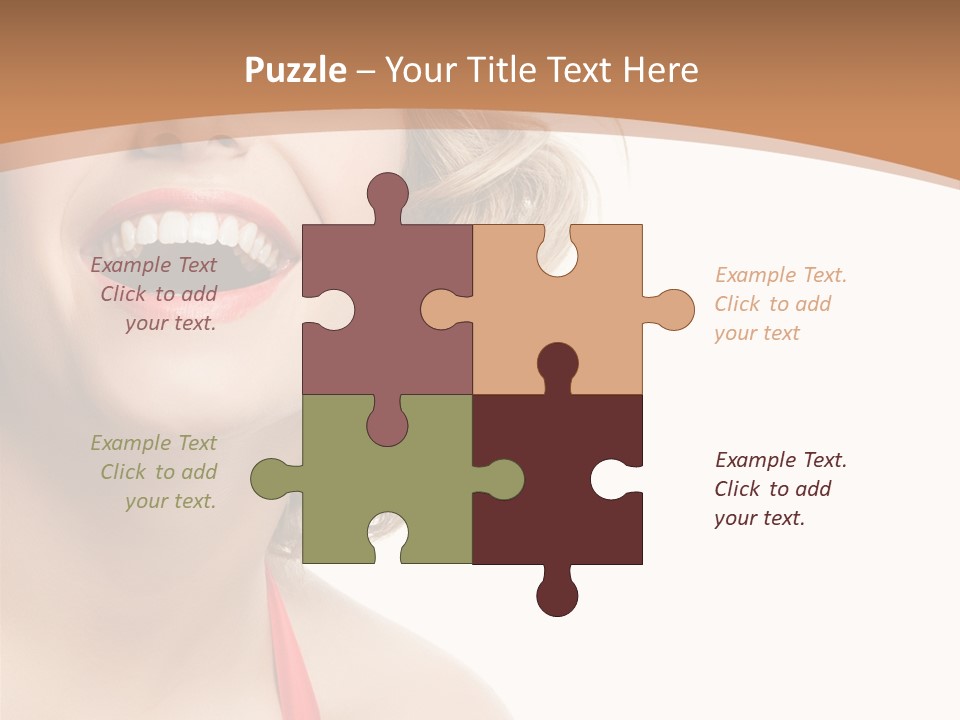 Beautiful Isolated On White White PowerPoint Template