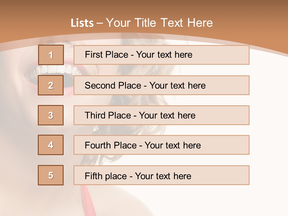 Beautiful Isolated On White White PowerPoint Template