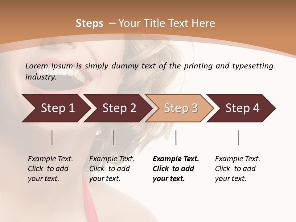 Beautiful Isolated On White White PowerPoint Template