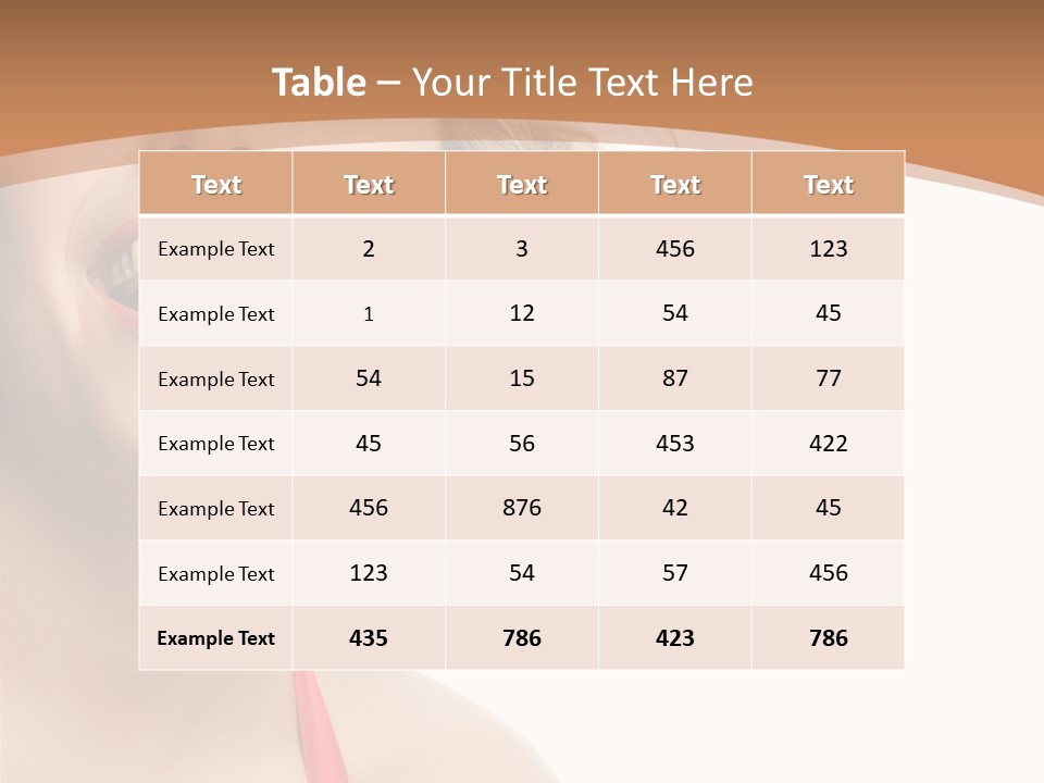 Beautiful Isolated On White White PowerPoint Template