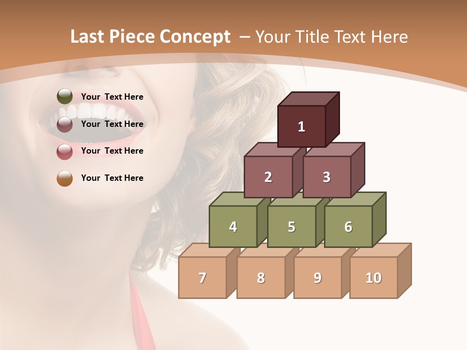 Beautiful Isolated On White White PowerPoint Template