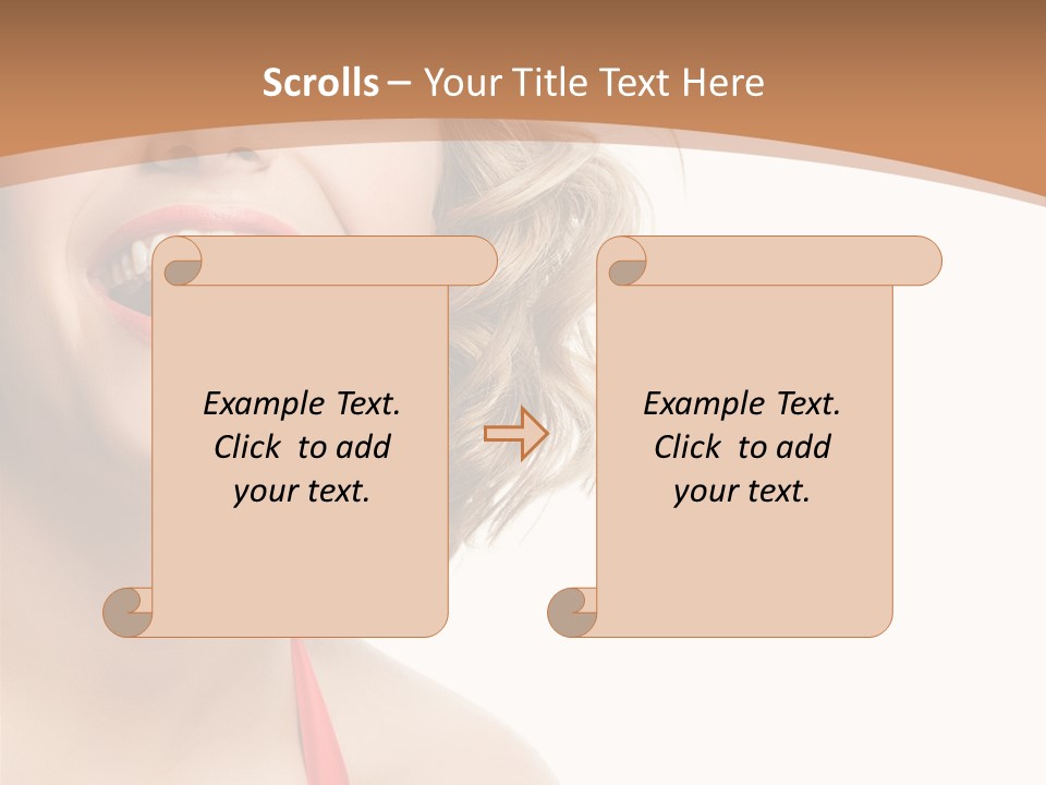 Beautiful Isolated On White White PowerPoint Template