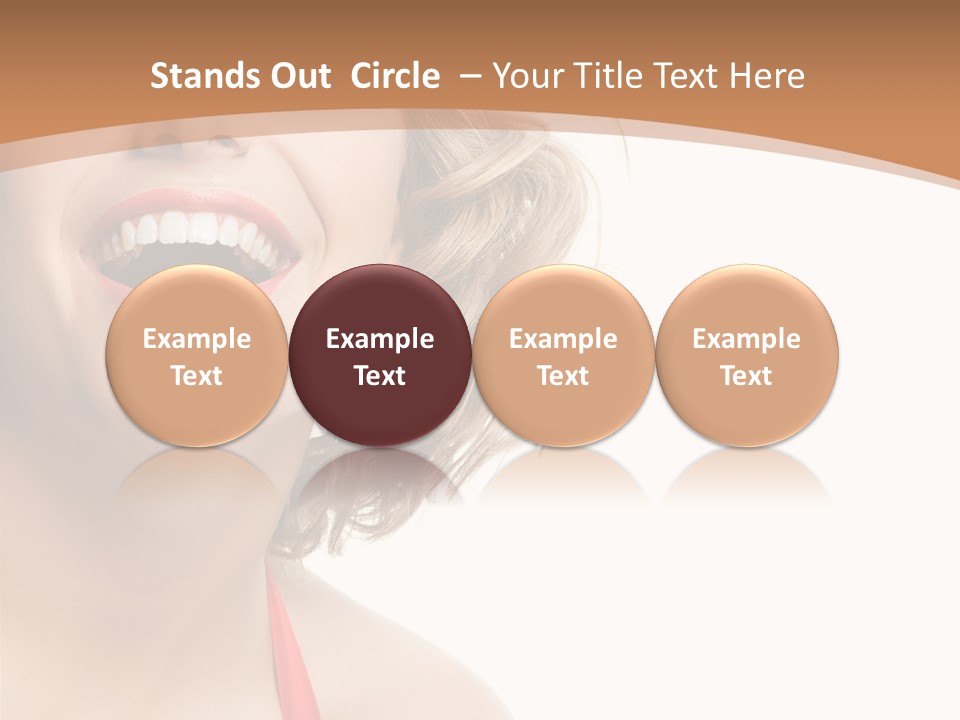 Beautiful Isolated On White White PowerPoint Template