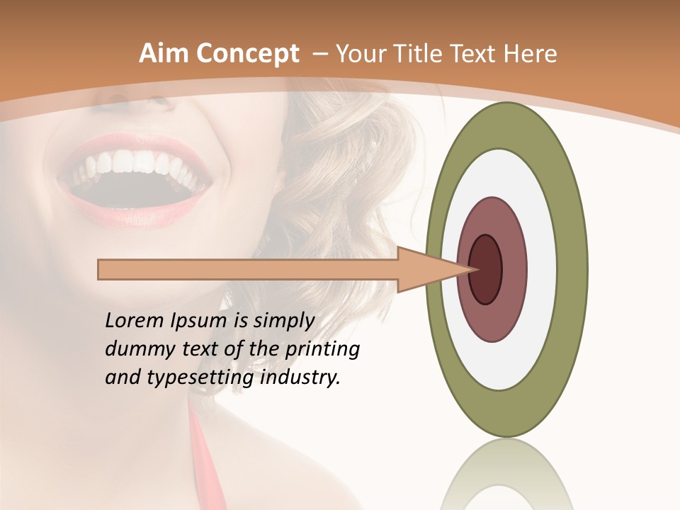 Beautiful Isolated On White White PowerPoint Template