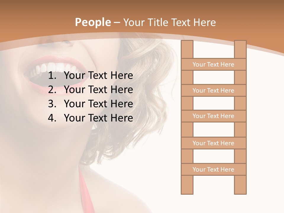 Beautiful Isolated On White White PowerPoint Template