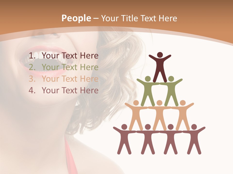 Beautiful Isolated On White White PowerPoint Template