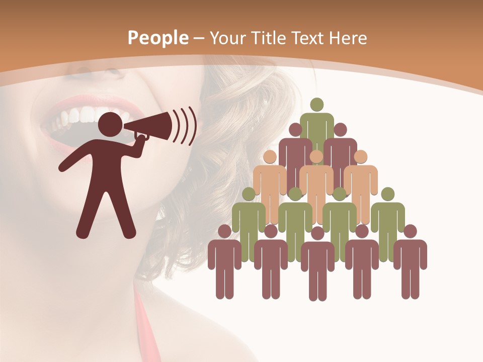 Beautiful Isolated On White White PowerPoint Template