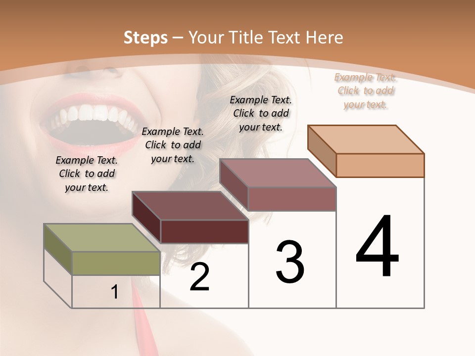 Beautiful Isolated On White White PowerPoint Template