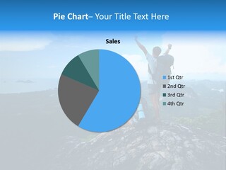 View Climber Trekking PowerPoint Template