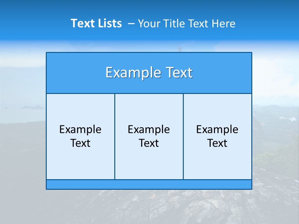 View Climber Trekking PowerPoint Template