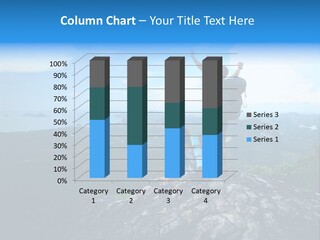 View Climber Trekking PowerPoint Template