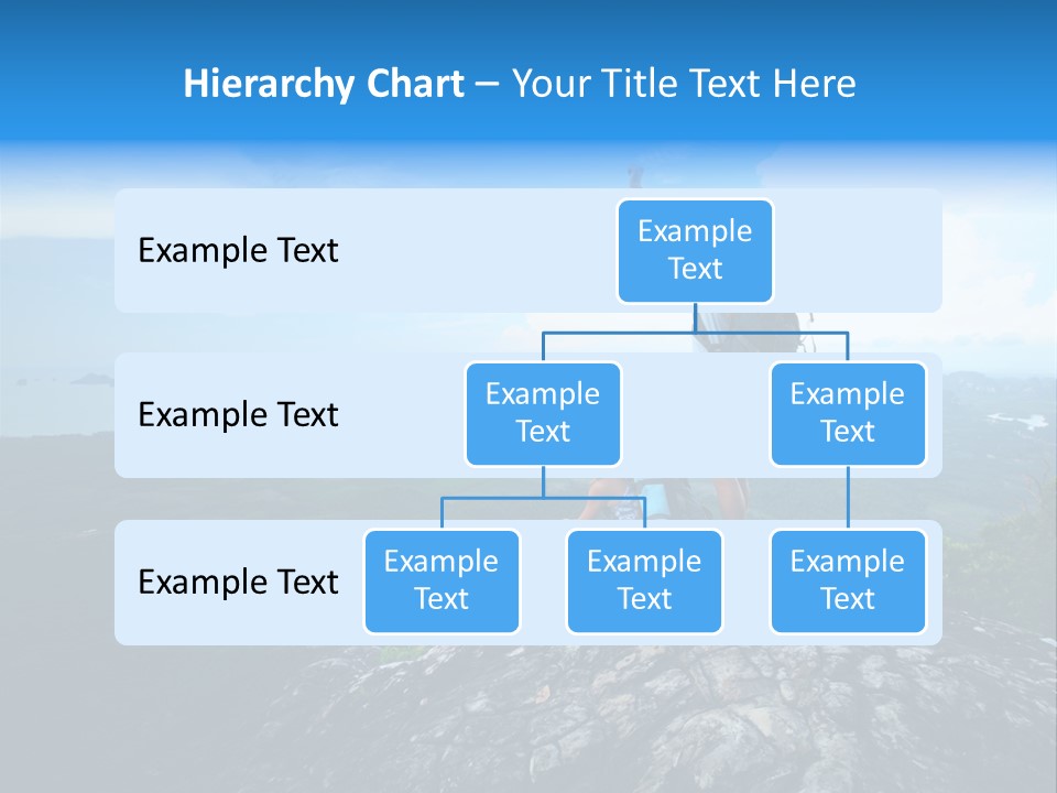 View Climber Trekking PowerPoint Template