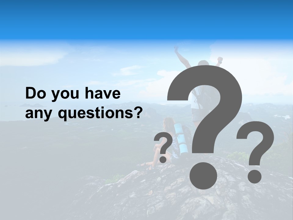 View Climber Trekking PowerPoint Template