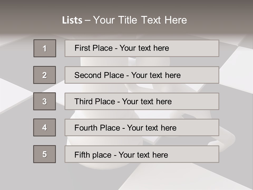 Campaign King Tournament PowerPoint Template