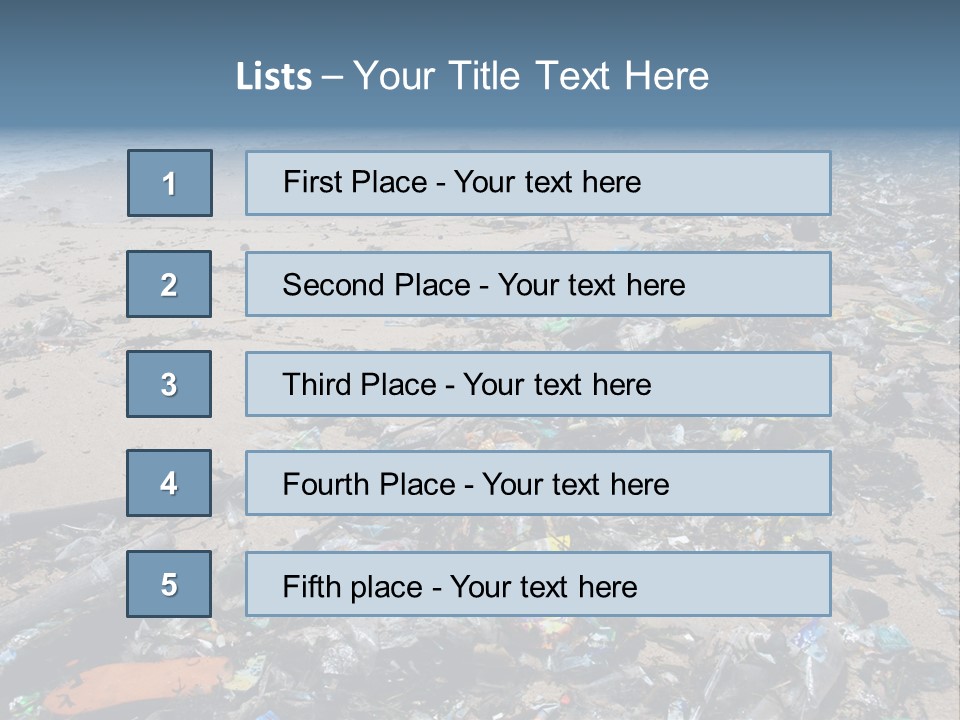 Shore Problem Nature PowerPoint Template