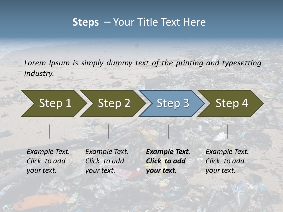 Shore Problem Nature PowerPoint Template