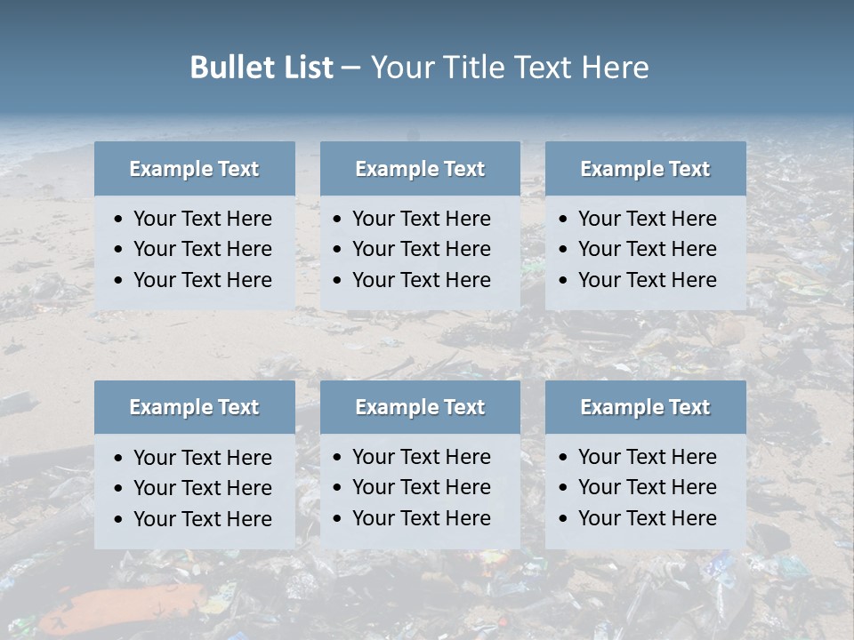 Shore Problem Nature PowerPoint Template