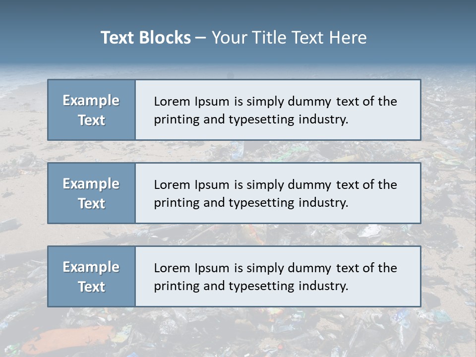 Shore Problem Nature PowerPoint Template