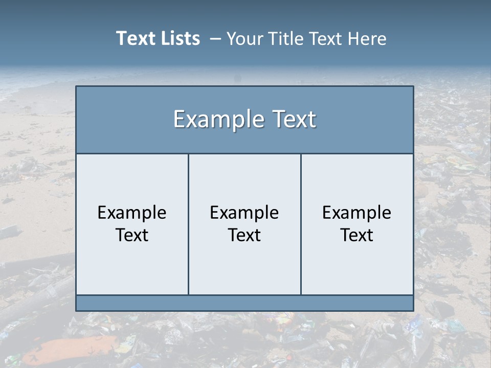 Shore Problem Nature PowerPoint Template