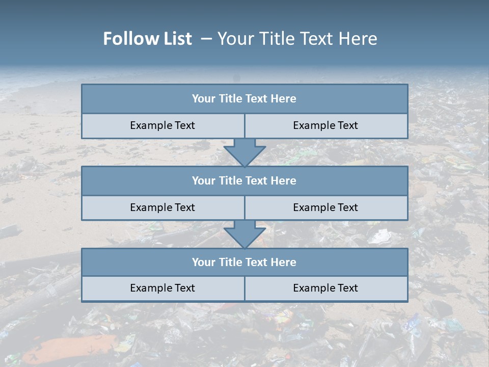 Shore Problem Nature PowerPoint Template