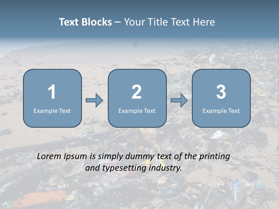 Shore Problem Nature PowerPoint Template