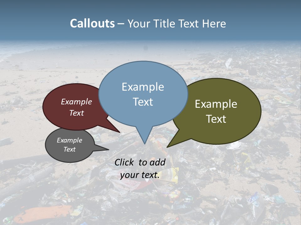 Shore Problem Nature PowerPoint Template