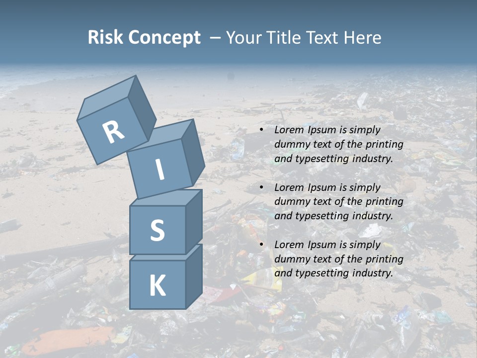 Shore Problem Nature PowerPoint Template