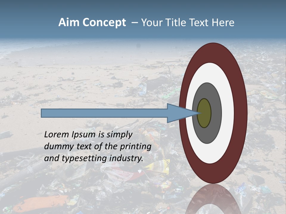 Shore Problem Nature PowerPoint Template