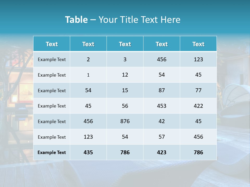 Gazebo Garden Sunset PowerPoint Template