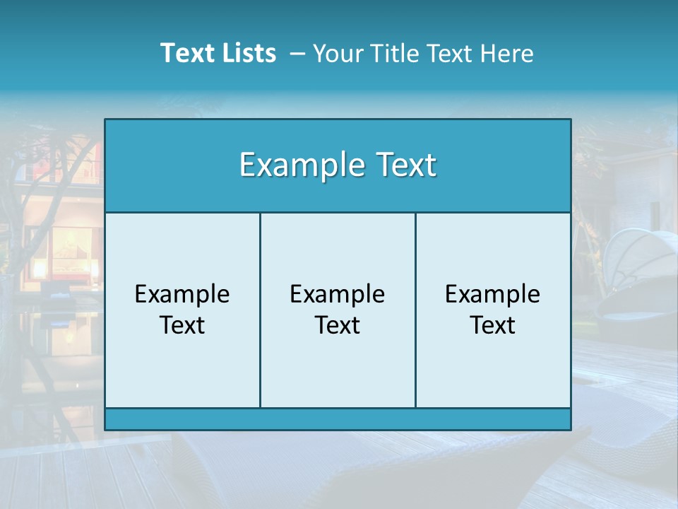 Gazebo Garden Sunset PowerPoint Template