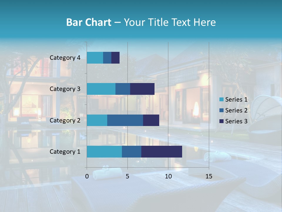 Gazebo Garden Sunset PowerPoint Template