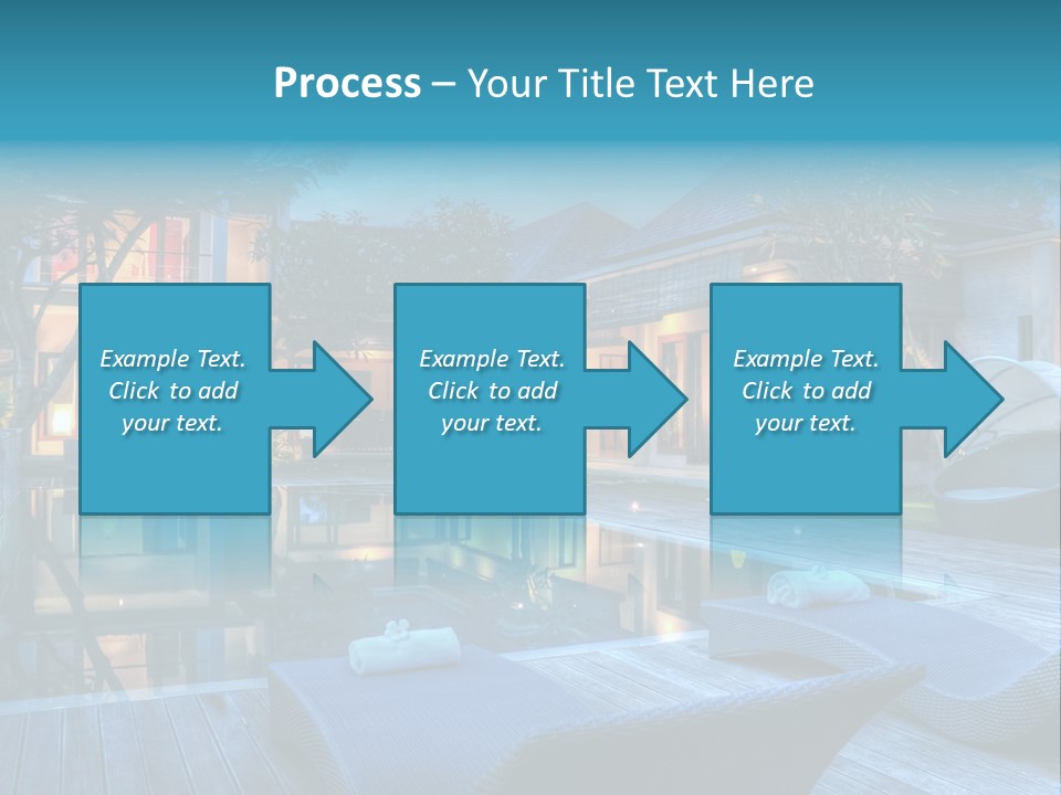 Gazebo Garden Sunset PowerPoint Template
