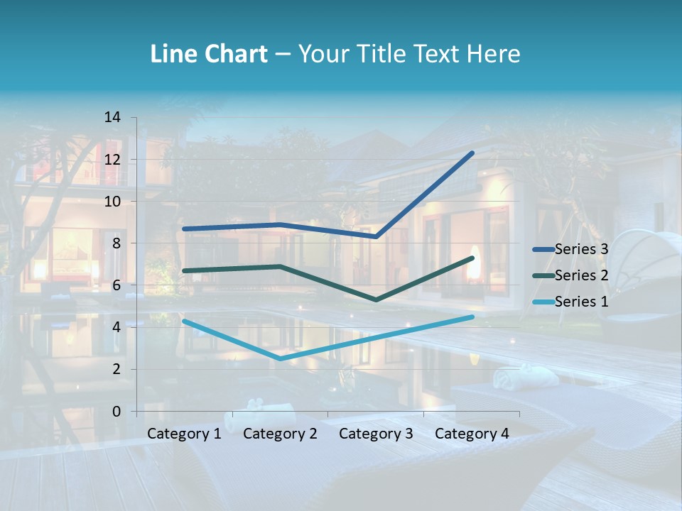 Gazebo Garden Sunset PowerPoint Template
