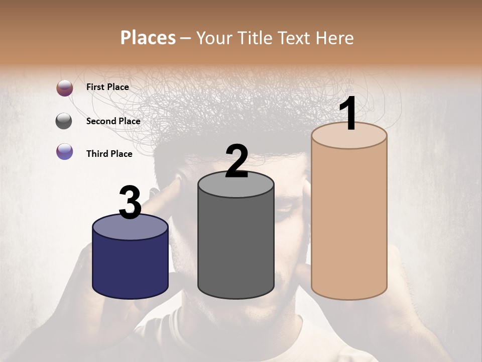 Work Temple Chaos PowerPoint Template