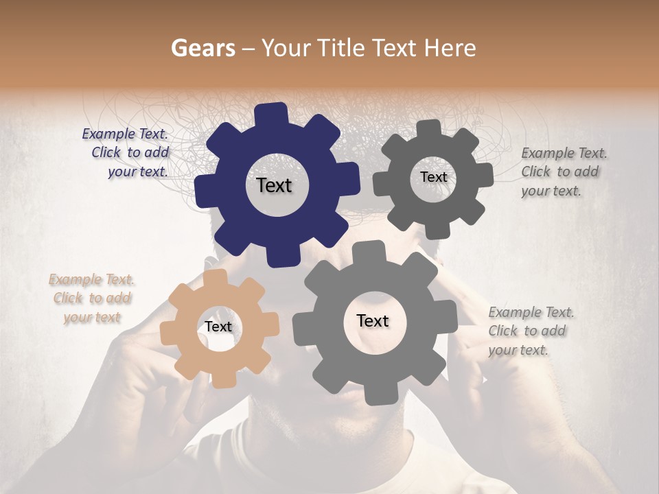 Work Temple Chaos PowerPoint Template