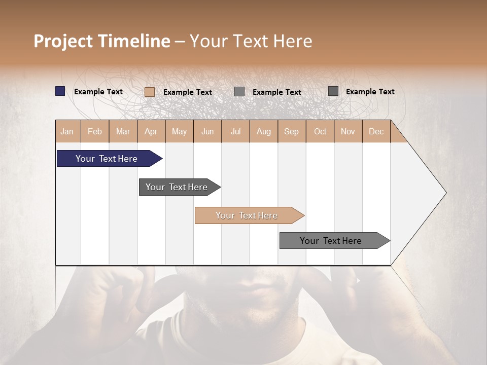 Work Temple Chaos PowerPoint Template