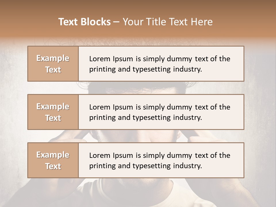 Work Temple Chaos PowerPoint Template