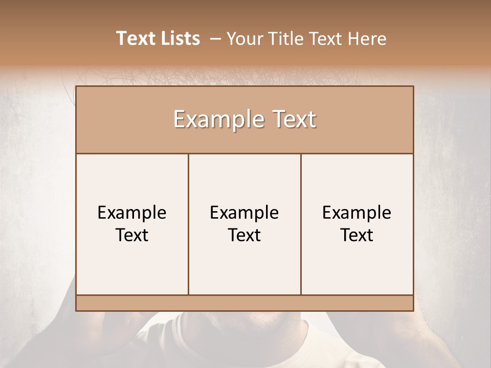 Work Temple Chaos PowerPoint Template