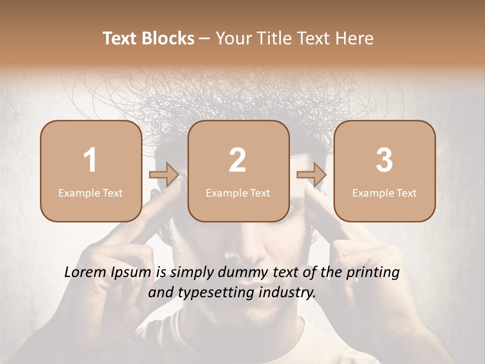 Work Temple Chaos PowerPoint Template