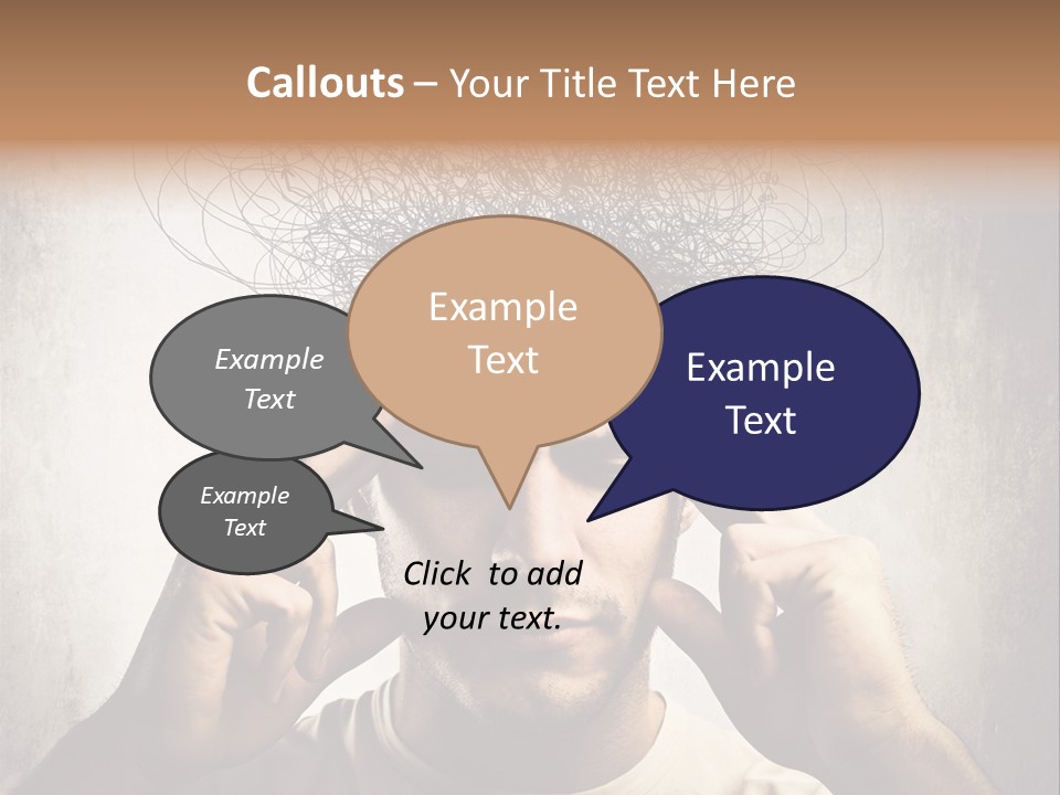 Work Temple Chaos PowerPoint Template