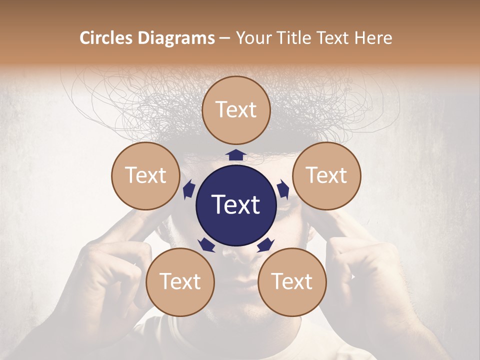 Work Temple Chaos PowerPoint Template