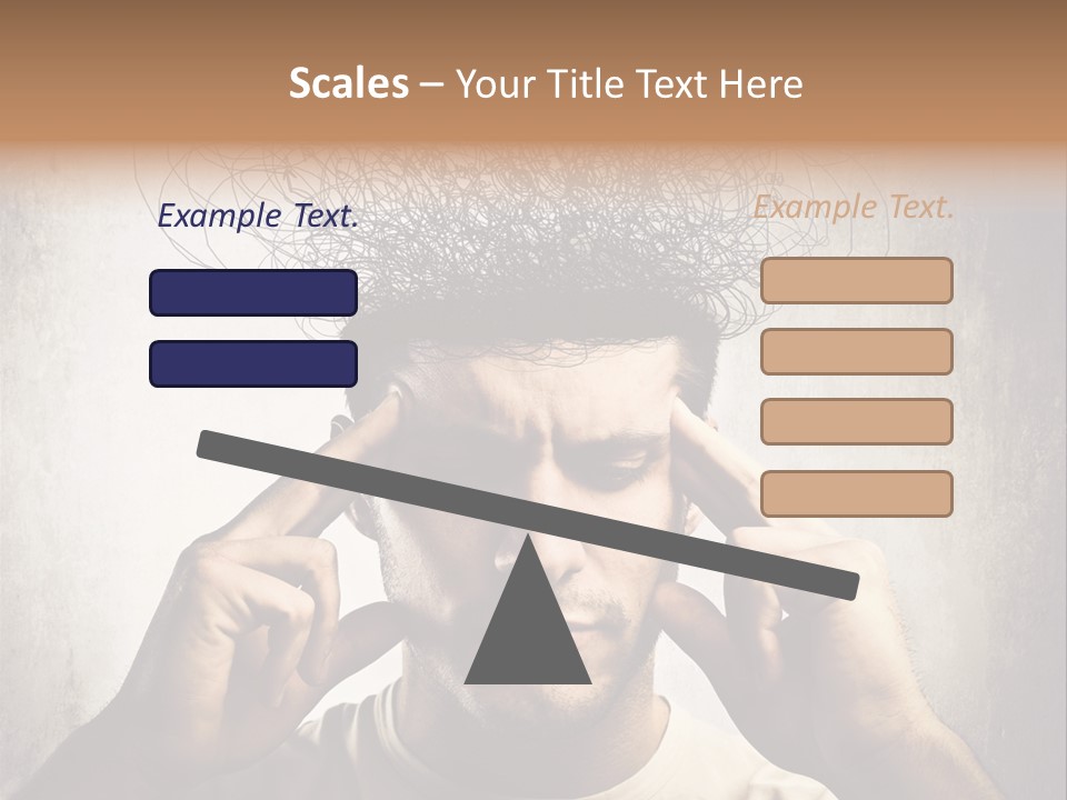 Work Temple Chaos PowerPoint Template