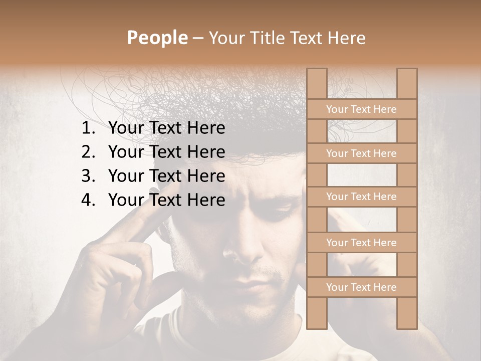 Work Temple Chaos PowerPoint Template