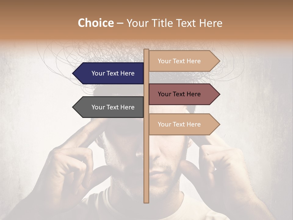 Work Temple Chaos PowerPoint Template