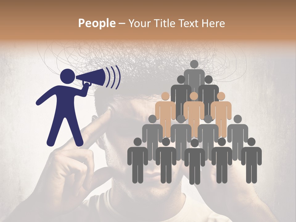 Work Temple Chaos PowerPoint Template