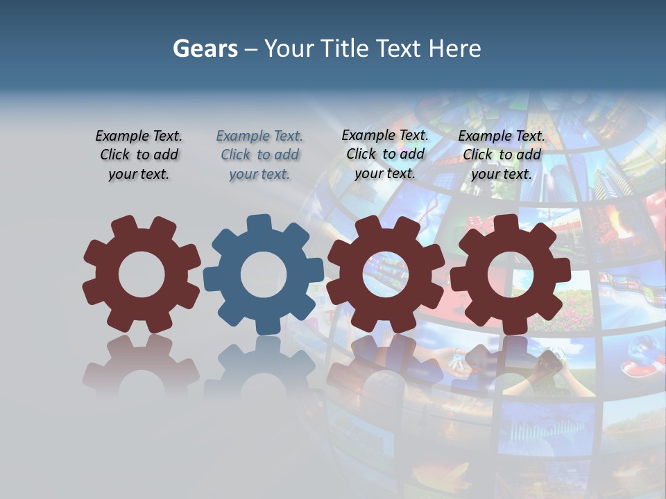 Stream Picture Media PowerPoint Template