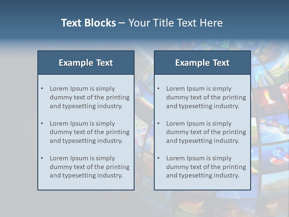 Stream Picture Media PowerPoint Template