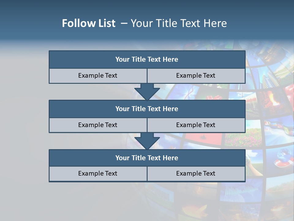 Stream Picture Media PowerPoint Template